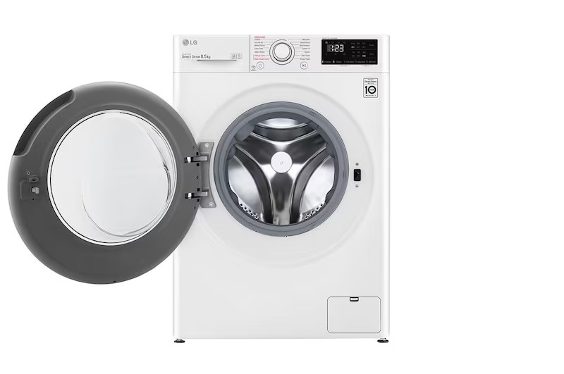 LG Mesin Cuci 8.5 kg Front Loading Mesin Cuci AI DD (White)