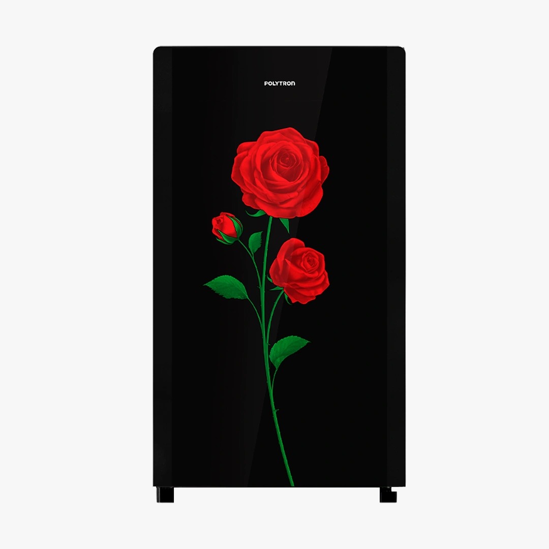 POLYTRON Kulkas 1 Pintu Belleza Mawar Merah