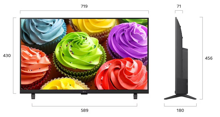 32 inch LG SMART TV AI LB65 FHD 2026