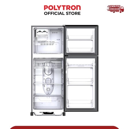 POLYTRON Kulkas 2 Pintu Belleza 210 Liter - PRM21DMY