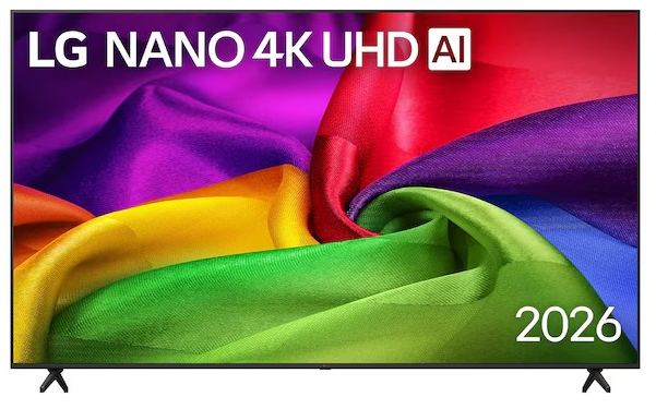 LG NANO 4K UHD AI NU80 Smart TV 2026
