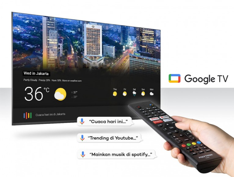 POLYTRON Smart Cinemax Google TV