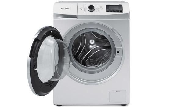 Sharp Mesin Cuci Front Loading 7Kg Silver Series
