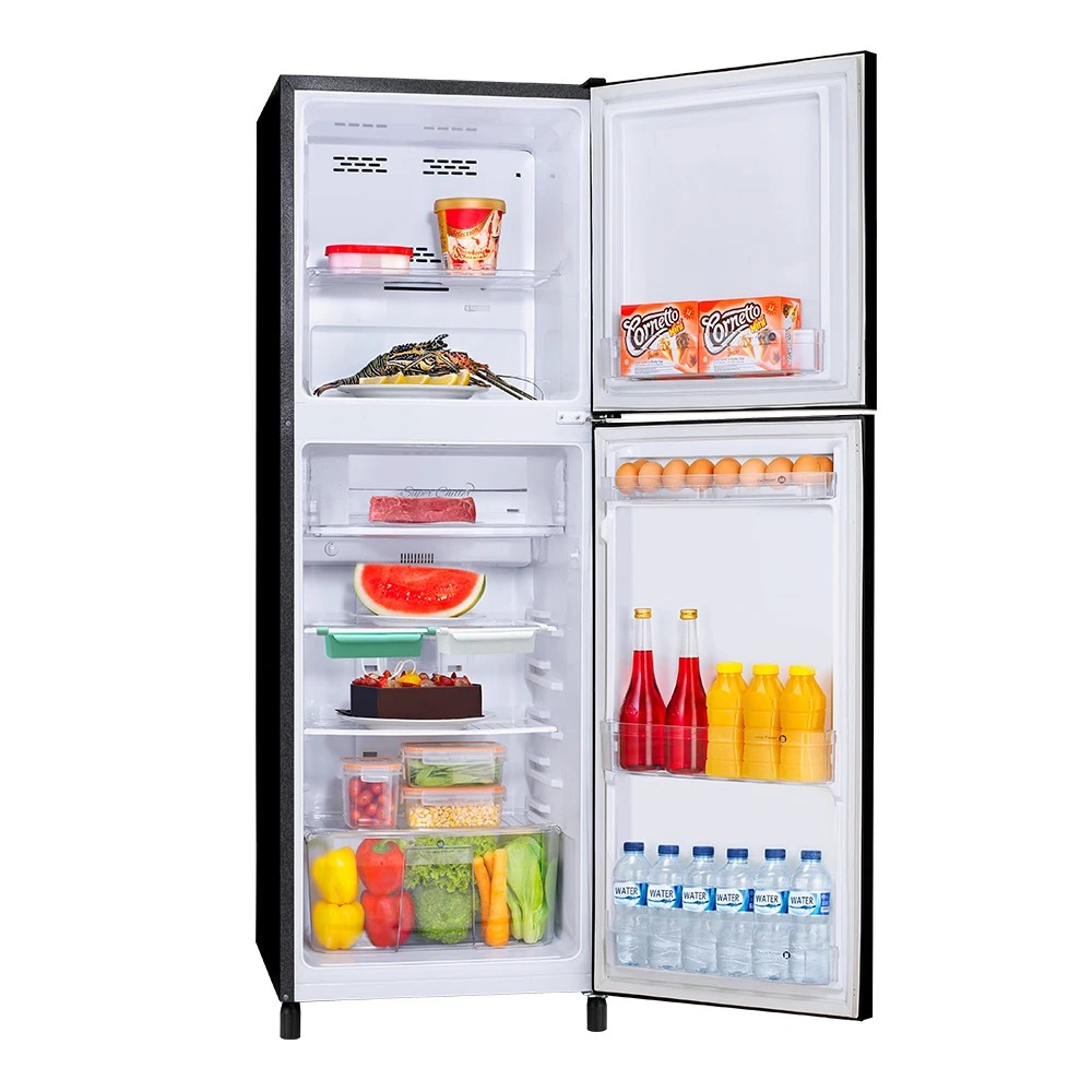 SANKEN Kulkas 2 Pintu Black