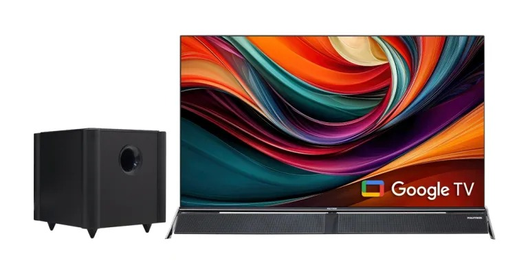 POLYTRON 4K UHD BUG3058 Smart Cinemax Soundbar Google TV