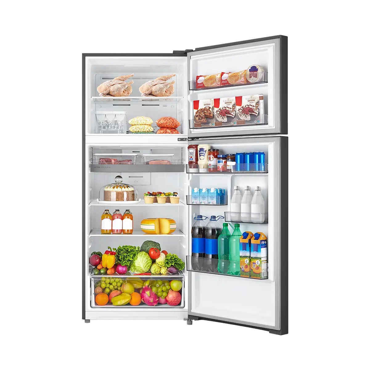 MIDEA Kulkas 2 Pintu Everest Inverter