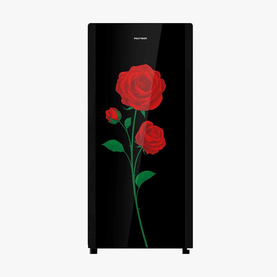 POLYTRON Kulkas 1 Pintu Belleza Mawar Merah