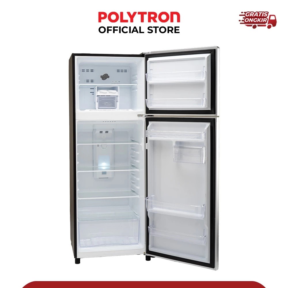 POLYTRON Kulkas 2 Pintu Flexup 5in1 260 Liter