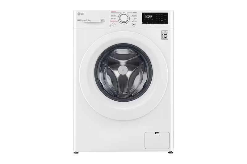 LG Mesin Cuci 8.5 kg Front Loading Mesin Cuci AI DD (White)
